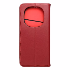 SMART PRO Book leather ümbris jaoks XIAOMI Redmi Note 14 PRO 5G / 14 PRO PLUS 5G claret