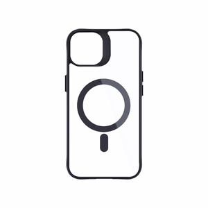 3mk Satin Armor MagCase with MagSafe jaoks iPhone 15 - Clear with must Frame