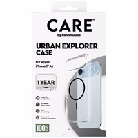 CARE by PanzerGlass Flagship Urban Explorer Ümbris w. Must MagSafe jaoks iPhone Air - Läbipaistev
