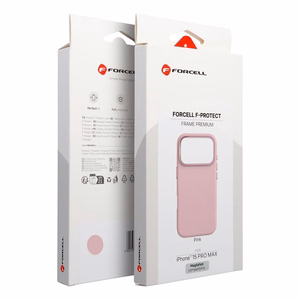 Ümbris jaoks iPhone 15 PRO MAX Forcell F-Protect Raam Premium ühilduv koos Magsafe roosa