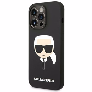 Karl Lagerfeld silikoonist Karl's Head ümbris iPhone 14 Pro Max must