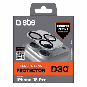 SBS D3O kaamera objektiivide kaitse mudelile iPhone 18 Pro
