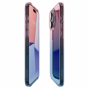 Spigen Liquid Crystal iPhone 15 Pro Ümbris - roosa/sinine