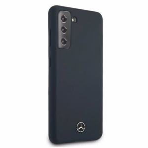 Mercedes Silicone Line Case for Samsung Galaxy S21+ - Blue