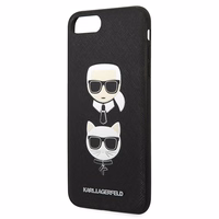 Karl Lagerfeld Saffiano Karl&Choupette Head ümbris jaoks iPhone 7 Plus / iPhone 8 Plus - must