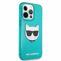 Karl Lagerfeld KLHCP13LCHTRB iPhone 13 Pro / 13 6.1" sinine/sinine kõvakott Glitter Choupette Fluo