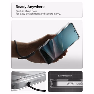 Spigen Ultra Hybrid S Mag MagSafe ümbris Samsung Galaxy S26 Ultra - läbipaistev ja valge