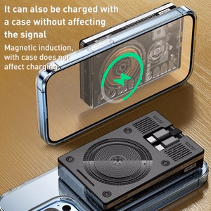 Akupank WK Design WP-331 must 10000mAh (Juhtmevaba laadimine 15W / PD 20W / QC3.0 22.5W)