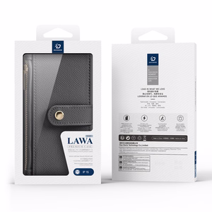 Dux Ducis Lawa Leather Ümbris jaoks iPhone 15 - Hall