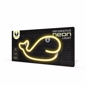 Neon LED Light WHALE warm valge Bat + USB FLNE09 Forever Light