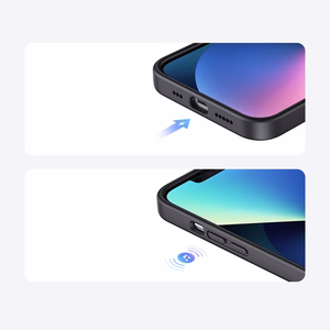 Ugreen LP626 Silky Silicone Protective Ümbris Rubber Flexible Silicone Phone Ümbris jaoks iPhone 14 Plus must (90920)