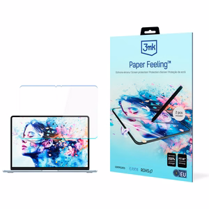 Apple MacBook Air 13,6" M2/M3/M4 – kuni 15" 3mk Paper Feeling – ekraanikile