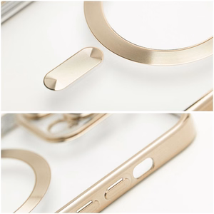 Ümbris iPhone 12-le, Electro Mag Cover, ühildub MagSafe'iga, kuldne