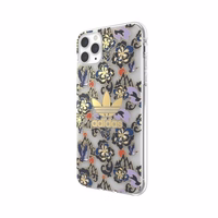 Adidas OR läbipaistev ümbris CNY AOP iPhone 11 Pro Max jaoks - kuldne