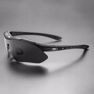Rockbros 10003 polariseeritud jalgrattaprillid - mustad