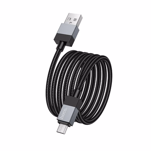 Kaabel USB A to Micro USB Hoco 2,4A 1 m X110 must