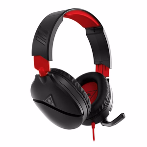 Punamustad juhtmega mikrofoniga kõrvaklapid Turtle Beach Recon 70N, 3,5 mm pistik