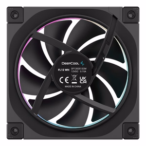 DeepCool FL12 arvutikorpuse ventilaator 12 cm must 1 tk