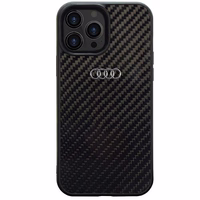 Audi Carbon Fiber iPhone 13 Pro Max 6.7" must/must hardcase AU-TPUPCIP13PM-R8/D2-BK