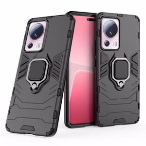 Ring Armor ümbris jaoks Xiaomi 13 Lite armored cover magnetic holder ring must