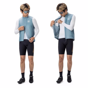 Rockbros YDMJ003 Spring/Autumn Windproof Vest Size XXL - Blue