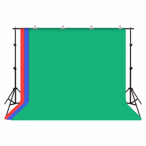 Puluz 2x3m foto tausta komplekt alusega + foto taustad 3 tk.