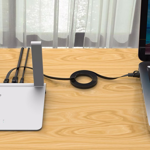 Orico PUG-C7B CAT7 10Gbps RJ45 Etherneti võrgukaabel interneti LAN lapik 8m - must