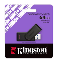 Kingston pendrive 64GB Portable USB 3.2 Gen 1 DataTraveler Exodia S (must/must)