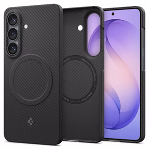 Spigen AirSkin Aramid Mag MagSafe ümbris Samsung Galaxy S26 - must