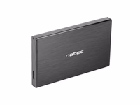 NATEC RHINO GO enclosure USB 3.0 for 2.5'' SATA HDD/SSD, must Aluminum