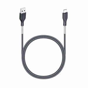 Kaabel USB A to USB C Forcell F-Energy QC4.0 5A 60W Carbon 1 m CB-02A must