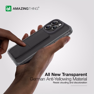 Amazing Thing Titan Pro Holder Чехол 10FT IP156.7PTHBK для Iphone 15 Pro Max чёрный с подставкой