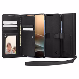 Spigen Wallet "S" Ümbris jaoks Samsung Galaxy S25+ - must