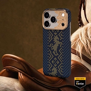 Sinine Benks Magnetic Armor Air Knight kevlari ja metallraamiga ümbris (C.K.FL.AP.GD.C072) mudelitele iPhone 18 Pro / iPhone 17 Pro