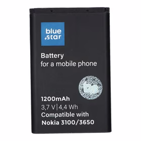 Aku jaoks Nokia 3100 / 3650 / 6230 / 3110 Classic 1200 mAh Sinine Star Premium