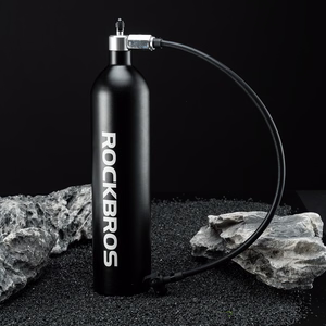 Rockbros Tubeless Tire Inflator 200 PSI 1.2l - Black