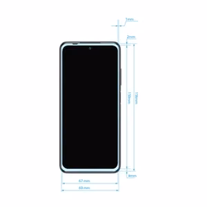 Crong 7D Nano Flexible Glass 9H kogu ekraani kattev hübriidne ekraanikaitse seadmele Xiaomi Redmi Note 10 5G