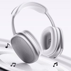 Наушники Rock O5 Bluetooth серебряные