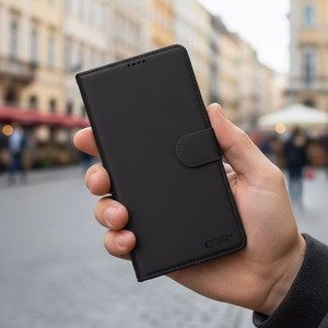 Tech-Protect Wallet rahakotitüüpi ümbris OnePlus Nord 6 jaoks – must