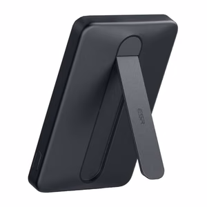 ESR Qi2 MagSlim 5000 mAh magnetiline akupank koos statiiviga (must)