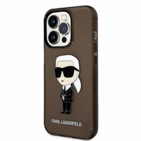 Karl Lagerfeld Ikonik Karl ümbris jaoks iPhone 14 Pro Max - must