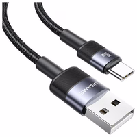 USAMS Kaabel USB-A - USB-C 3A 1,2m Aluminum Alloy Data Cable SY Series SJ718USB01 (US-SJ718)