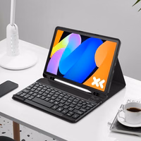 Tech-Protect SC Pen + Keyboard Ümbris jaoks Lenovo Idea Tab 11.0 TB-336 - Must