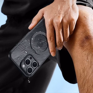 Ümbris Dux Ducis "Aimo Mag Stand" Apple iPhone 16 Pro must