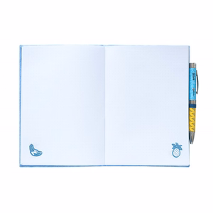 Disney Stitch Tropical A5 märkmik plüüskaane ja projektorpliiatsiga