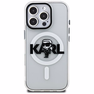 Karl Lagerfeld IML Karl Sketch Logo MagSafe чехол iPhone 16 Pro - прозрачный