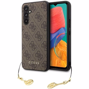 GUESS ümbris jaoks SAMSUNG S23 FE GUHCS23FEGF4GBR (4G Charm) brown
