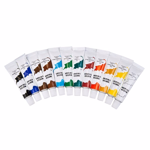 Akvarellvärvid 12 ml tuubides, 12 tk