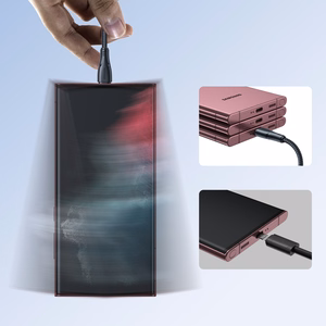 Joyroom Surpass Series A11 USB-A / USB-C 3A cable 0.25 m - black