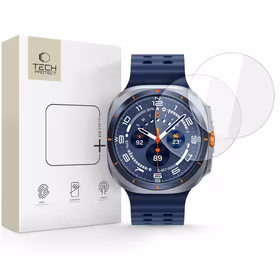Tech-Protect Glass Fit+ 2-pack karastatud klaas jaoks Samsung Galaxy Watch Ultra 47 mm - läbipaistev